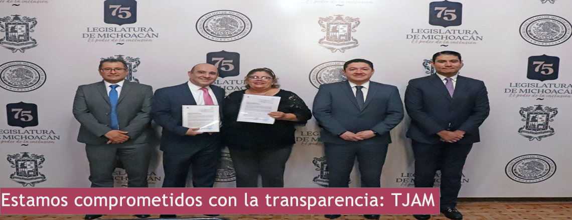 Estamos comprometidos con rendir cuentas: TJAM